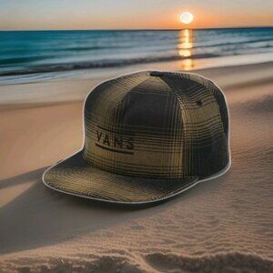 Vans Plaid Olive & Black Snapback Hat